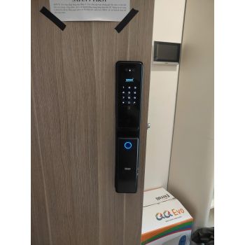 KHÓA VÂN TAY DÀNH CHO CỬA NHÔM THỦY LỰC, CỬA GỖ KTS110PR